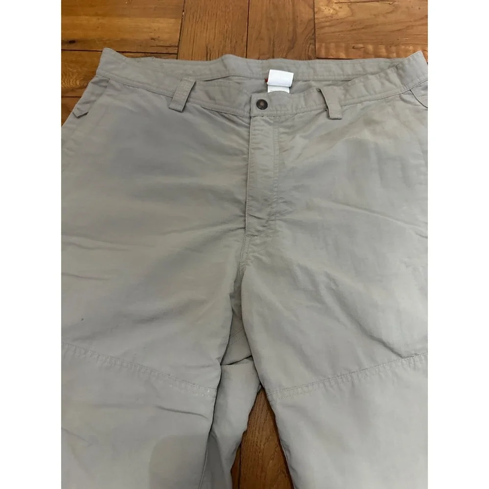 the north‎ face khaki cargo pants nylon outdoor 38x31